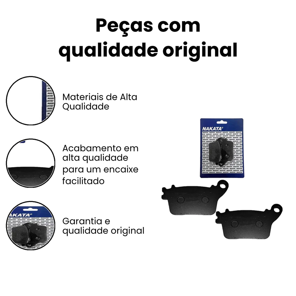 Pastilha Freio Traseiro: CB600/CBR1000/GSX-R Ninja - Imagem 3