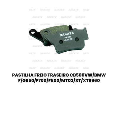 Pastilha Freio Traseiro NAKATA CB500VW/CB Scrambler - Imagem 2