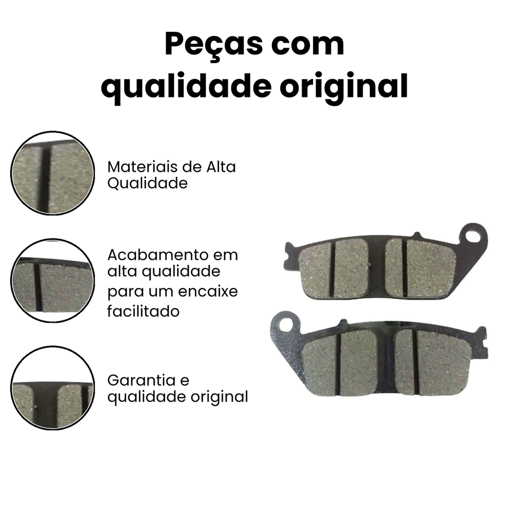 Pastilha Freio Dianteira CB500, F650, G650GS, R1200R - Imagem 3