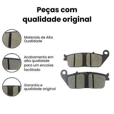 Pastilha Freio Dianteira CB500, F650, G650GS, R1200R - Imagem 3