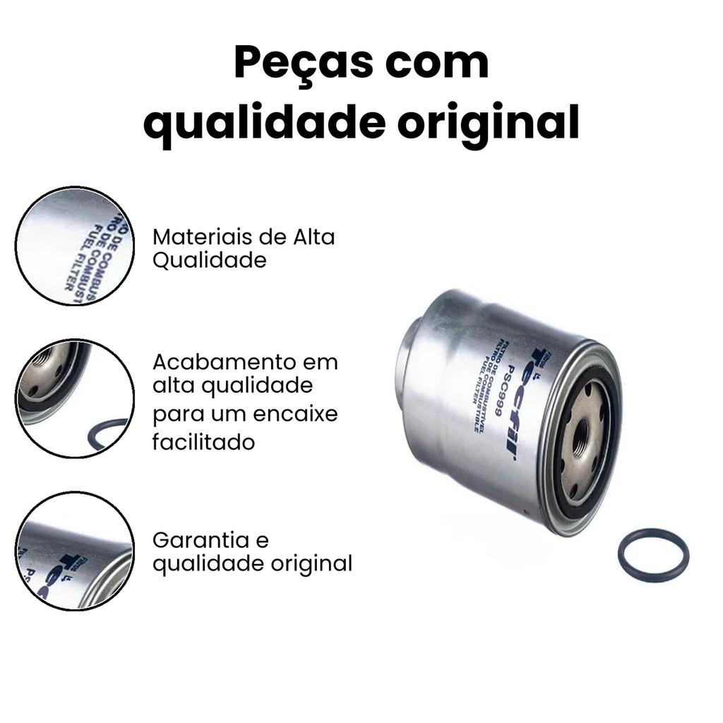 Filtro de Combustível TECFIL Bandeirante Hilux - Imagem 3