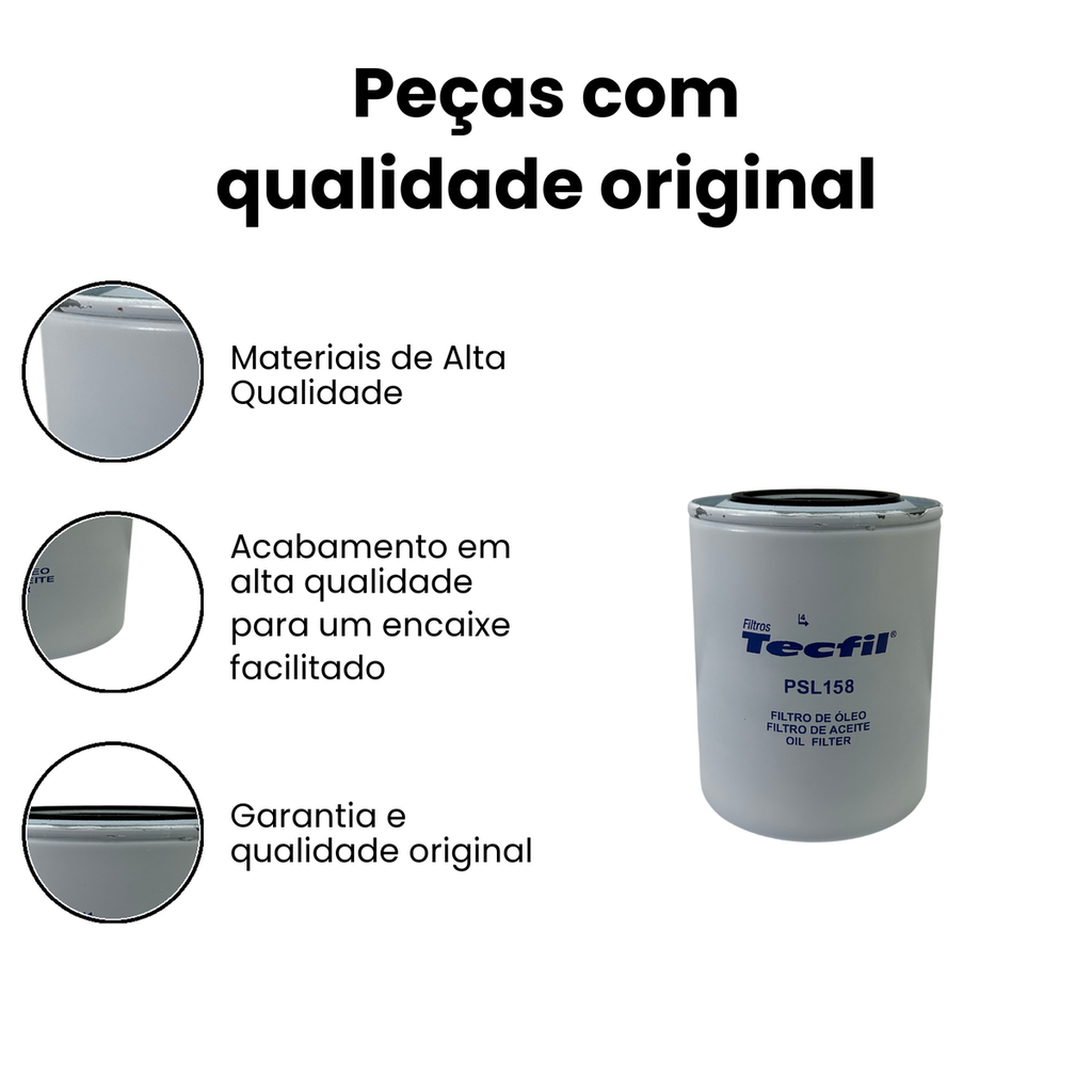 Filtro de Óleo TECFIL PSL158 - L200 - Imagem 3