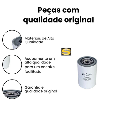 Filtro de Óleo TECFIL PSL301 - Modelos: OF L - Imagem 3