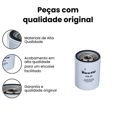 Filtro de Óleo TECFIL - MAREA ROMEO (PSL45) - Imagem 3