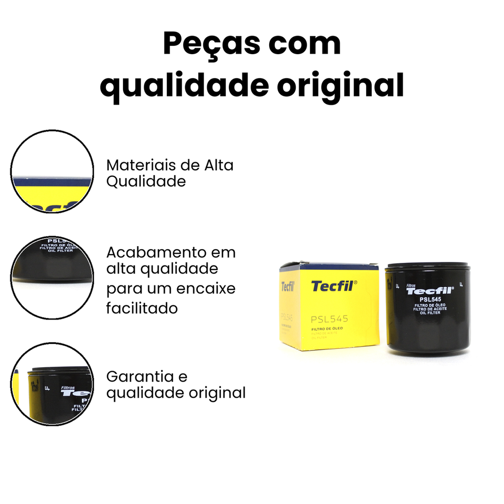 Filtro de Óleo TECFIL - Jetta Tiguan - Imagem 3