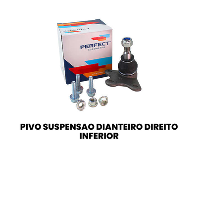 Pivo Suspensão Dianteira Dir. Inferior PERFECT Polo - Imagem 2