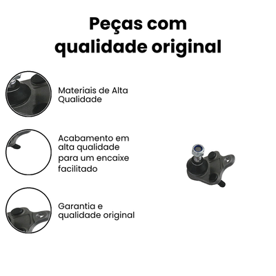 Pivô Suspensão Diant. Dir/Esq. Inferior Corolla - Imagem 3