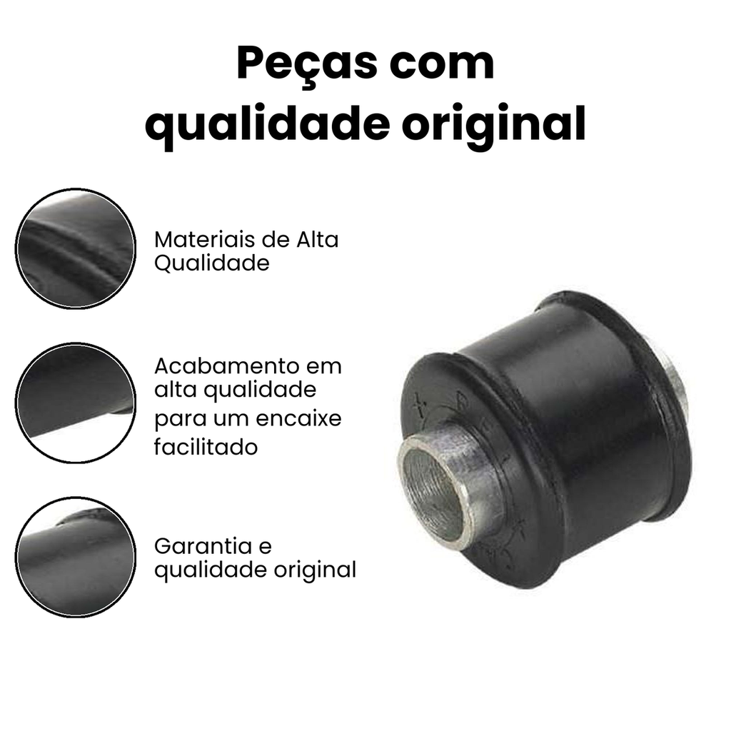 Bucha Olhal Amortecedor Dianteiro Traseiro D-20 - Imagem 3
