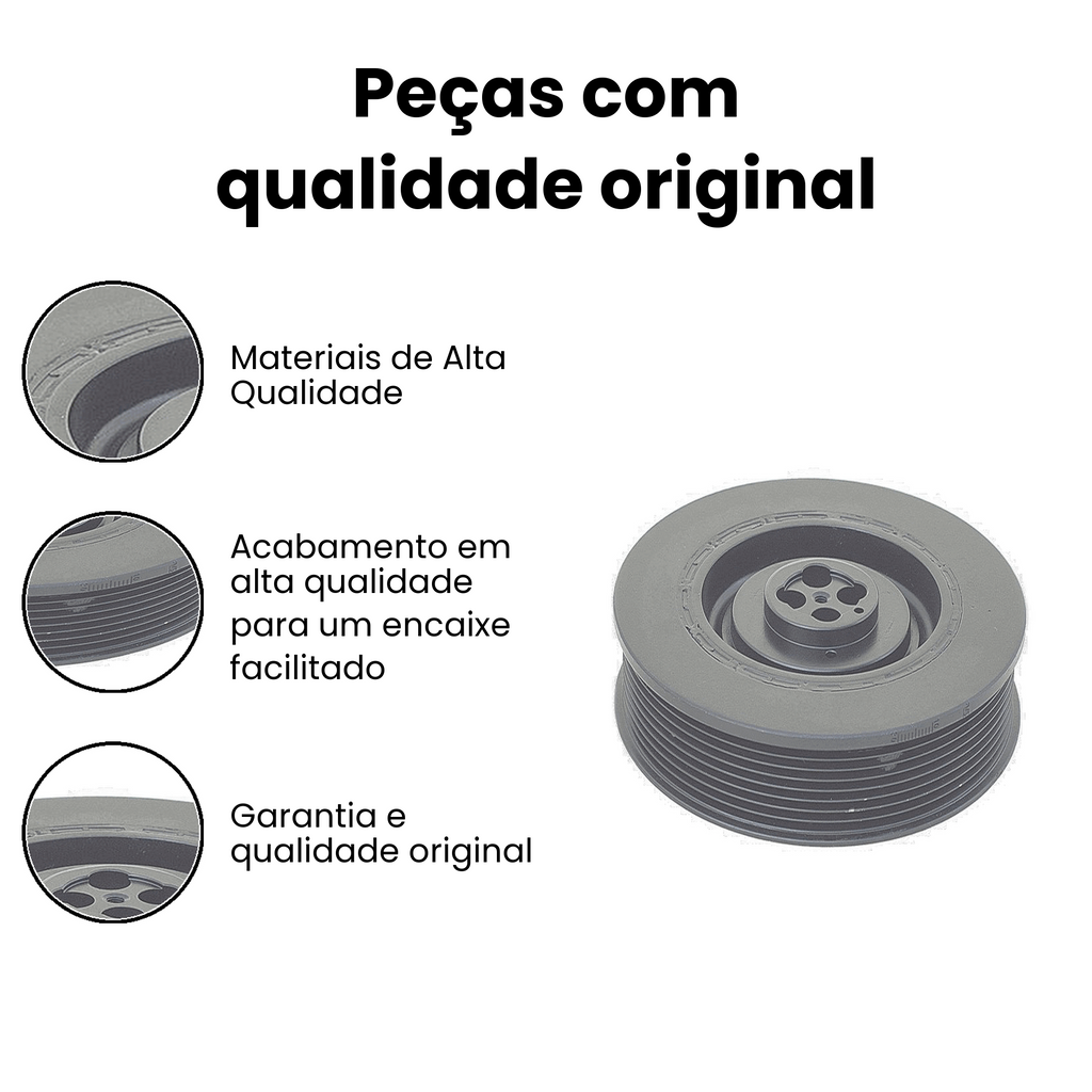 POLIA MOTOR VIRABREQUIM Delivery 2004-2011 - Imagem 3