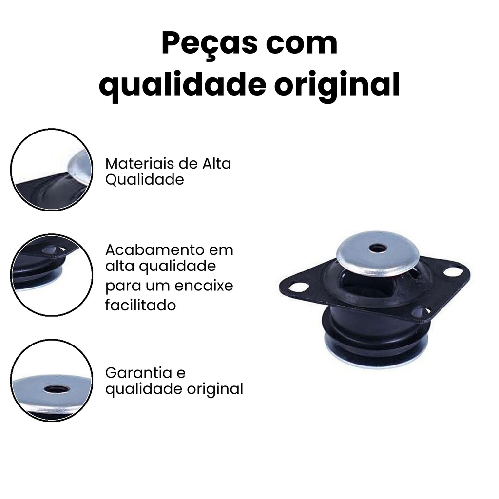 Coxim Câmbio Dianteiro Cargo/Constellation 2000-2010 - Imagem 3