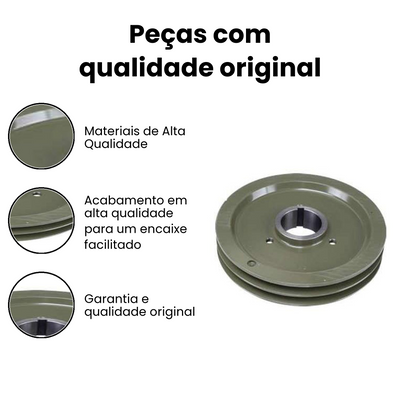 POLIA MOTOR VIRABREQUIM LB 2318/2418/OH 1621/1721 - Imagem 3