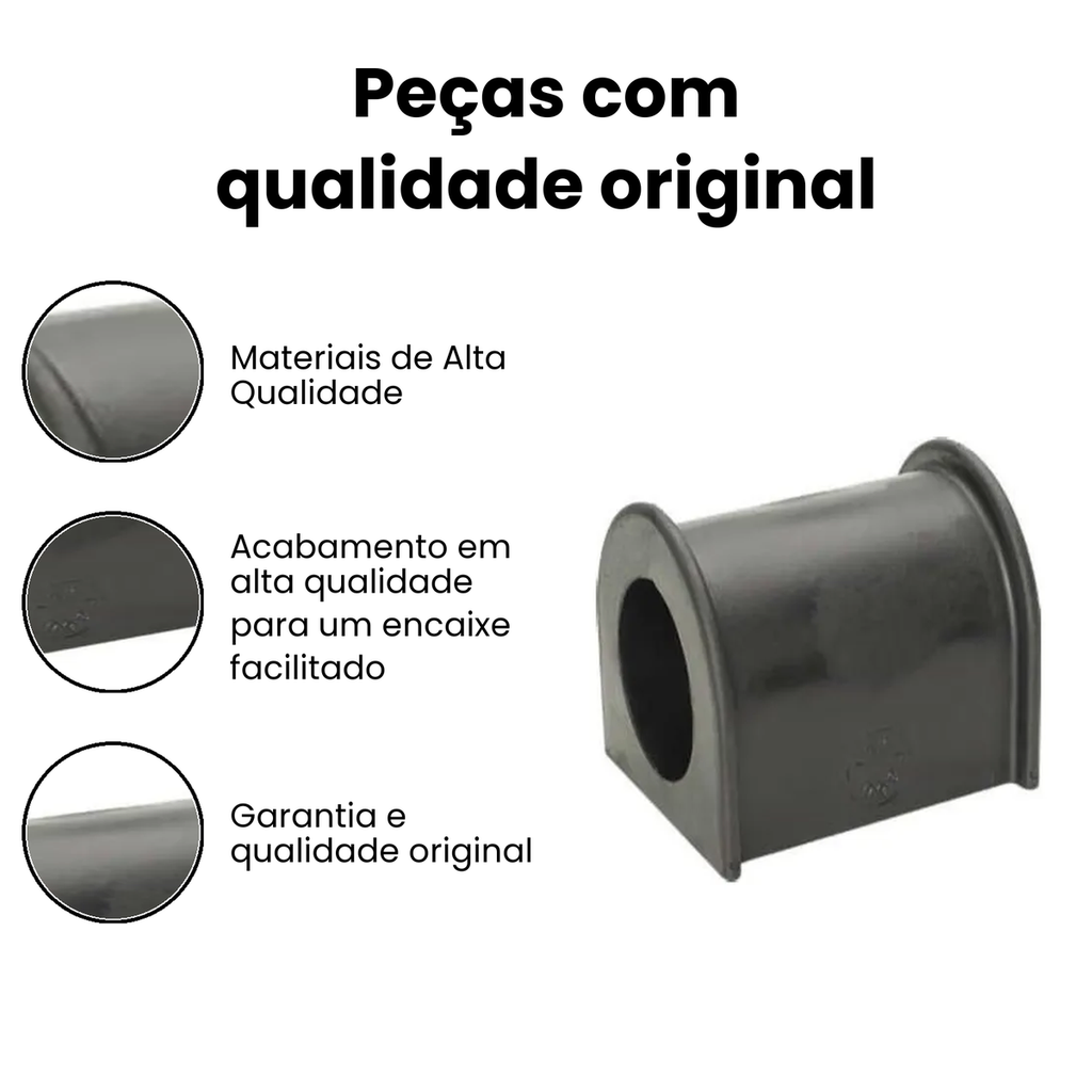 BUCHA BARRA ESTABILIZADORA DIANTEIRA K113 K124 - Imagem 3