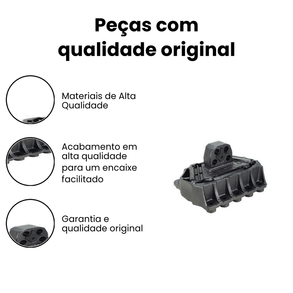 Coxim Câmbio Traseiro Cargo 815/1317 98-09 - Imagem 3