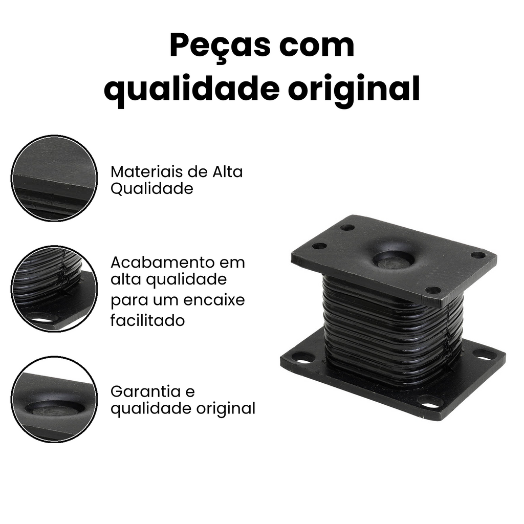 Coxim Batente Molas Dir. Traseiro Cargo/Constellation 200... - Imagem 3