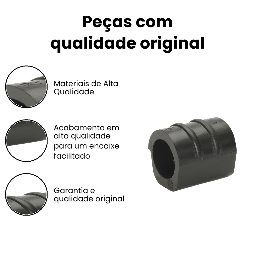 BUCHA BARRA ESTABILIZADORA DIANTEIRA K113 K112 - Imagem 3