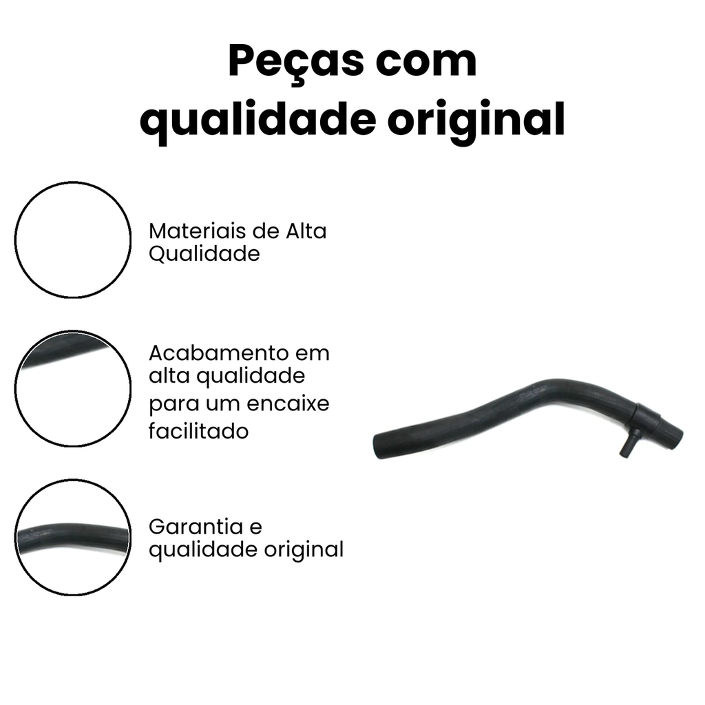 Mangueira Inferior do Radiador com Mola 13-170 17-210 - Imagem 3