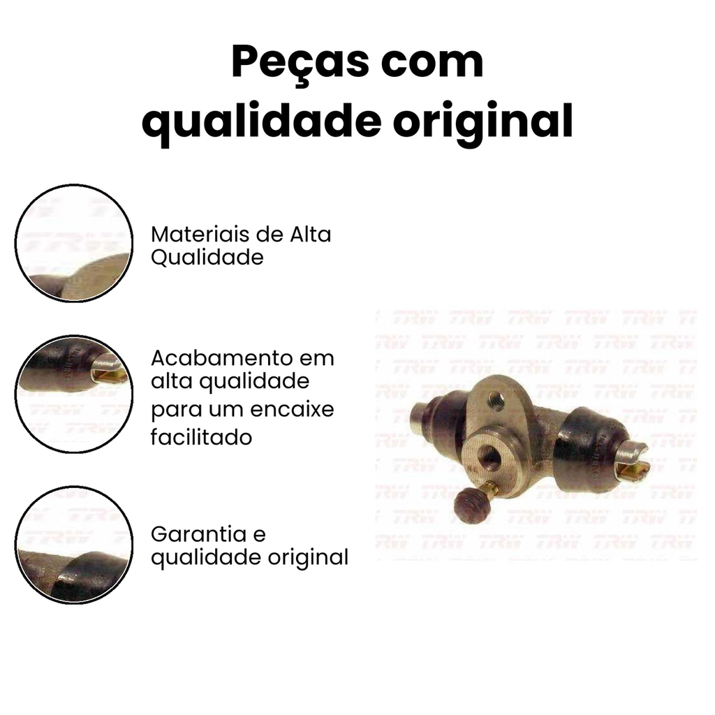 Cilindro de Roda Traseiro TRW Puma Fusca - Imagem 3