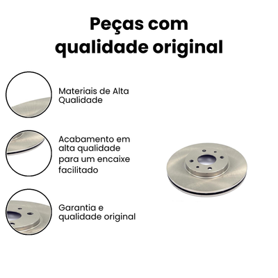 Disco de Freio Dianteiro Ventilado Palio Tipo (TRW) - Imagem 3