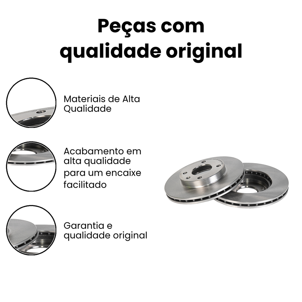 Disco de Freio Dianteiro Ventilado TRW Corsa Corsa - Imagem 3