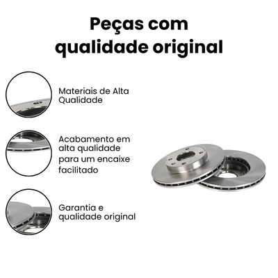 Disco de Freio Dianteiro Ventilado TRW Corsa Corsa - Imagem 3