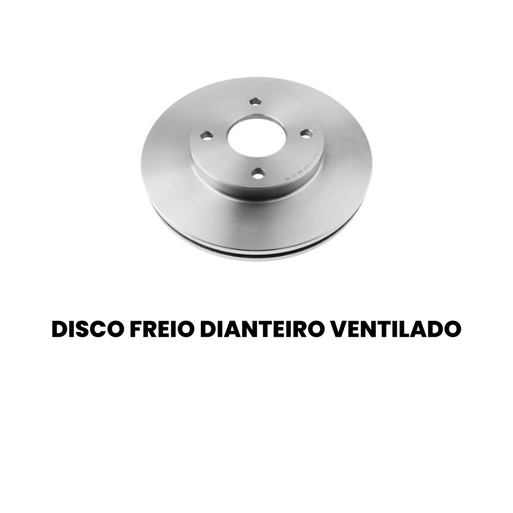 Disco de Freio Dianteiro Ventilado TRW - KA KA - Imagem 2