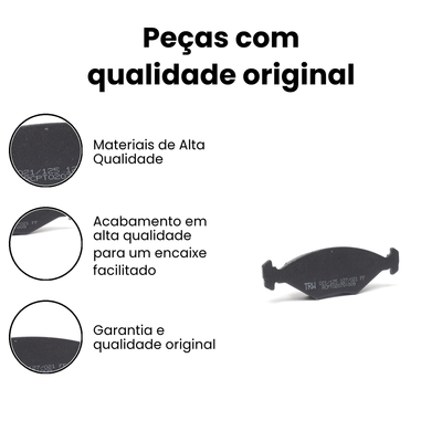 Pastilha de Freio Dianteiro TRW Fiorino - Imagem 3