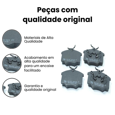 Pastilha de Freio Dianteiro TRW Gol Corsa - Imagem 3