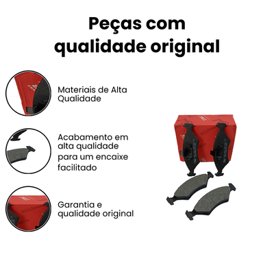 Pastilha de Freio Dianteiro TRW Fiesta Fiesta - Imagem 3