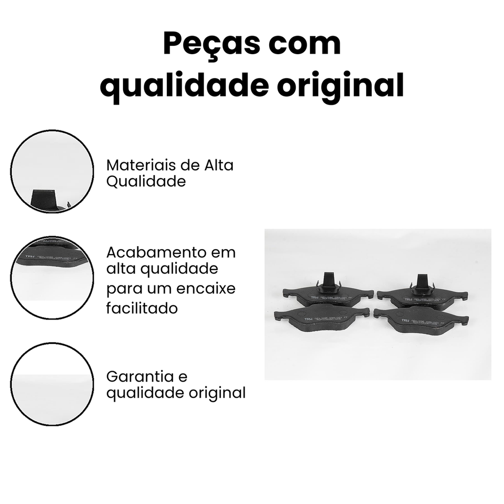 Pastilha de Freio Dianteiro TRW Ecosport - Imagem 3
