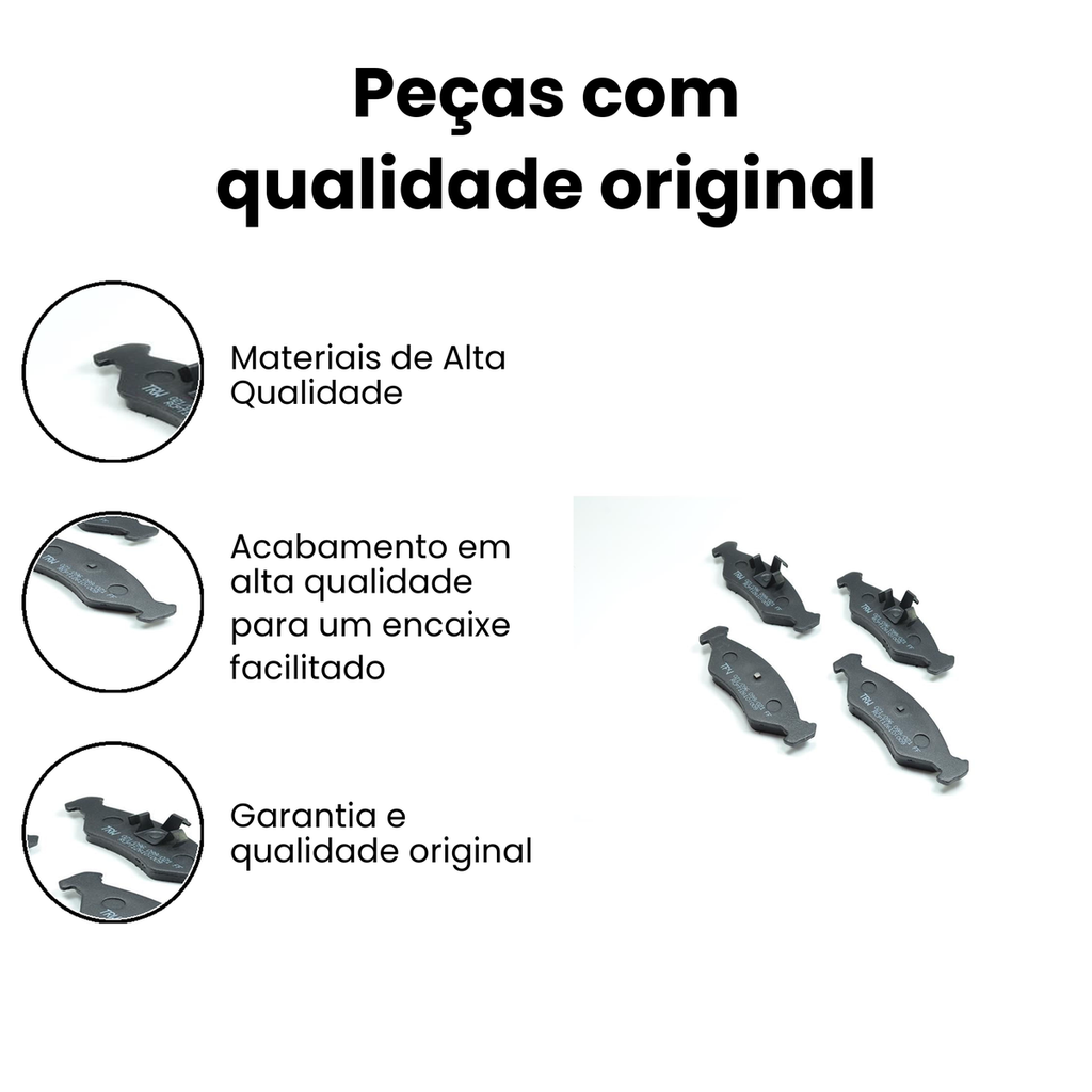 Pastilha de Freio Dianteiro TRW KA KA - Imagem 3