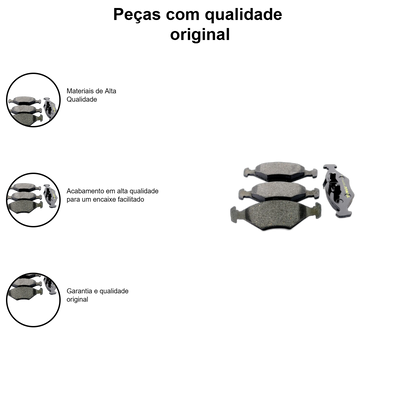 Pastilhas Freio Fiat Fiorino 1.3 8v Flex - Imagem 3