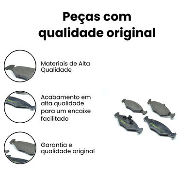 Pastilha de Freio Dianteiro TRW - Gol - Imagem 3