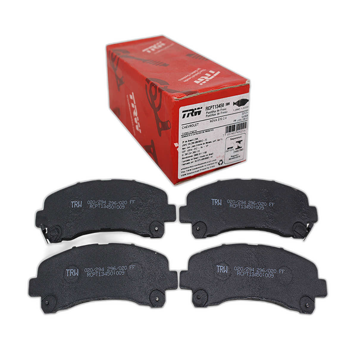 Pastilha de Freio Dianteiro TRW S10 S10