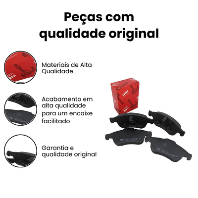 Pastilha de Freio Dianteiro TRW Oroch Fluence - Imagem 3