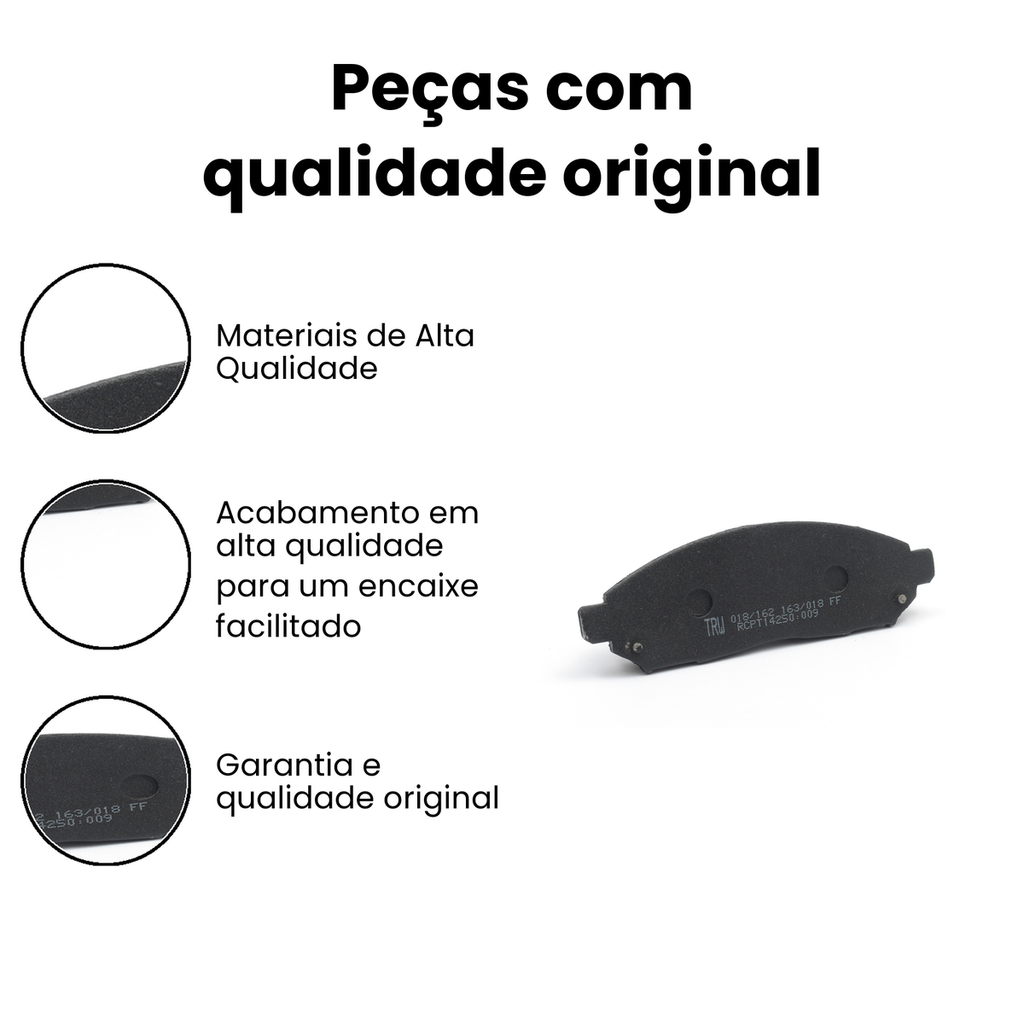 Pastilha de Freio Dianteiro TRW Frontier - Imagem 3