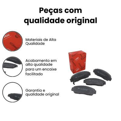 Pastilha de Freio Dianteiro TRW Civic - Imagem 3