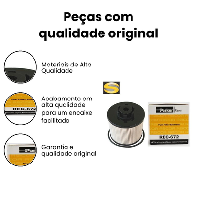 Filtro de Combustível RIC COMPONENTES - BENZ OM - Imagem 3