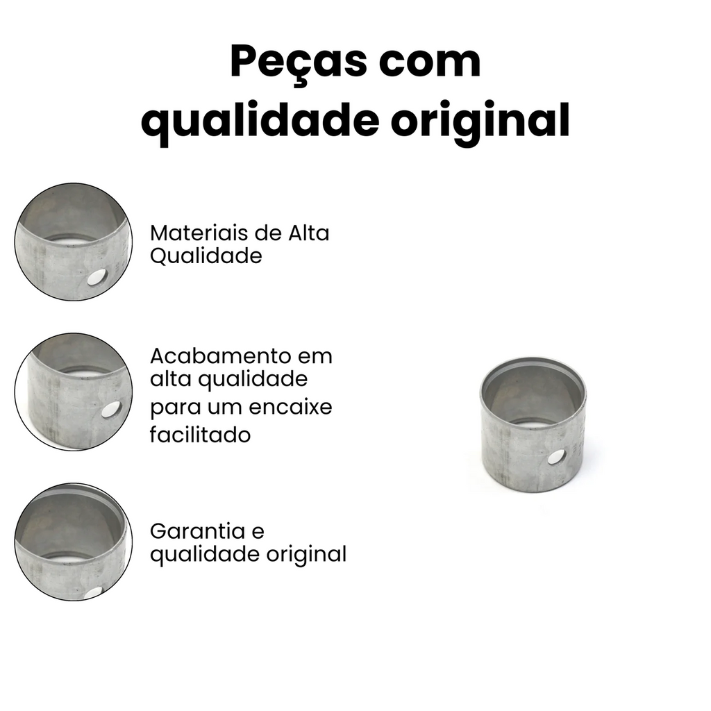 BUCHA DA BIELA STANDARD SEMI ACABADA MERCEDES BENZ | TOYOTA SBG016USTDSEMI - Imagem 3