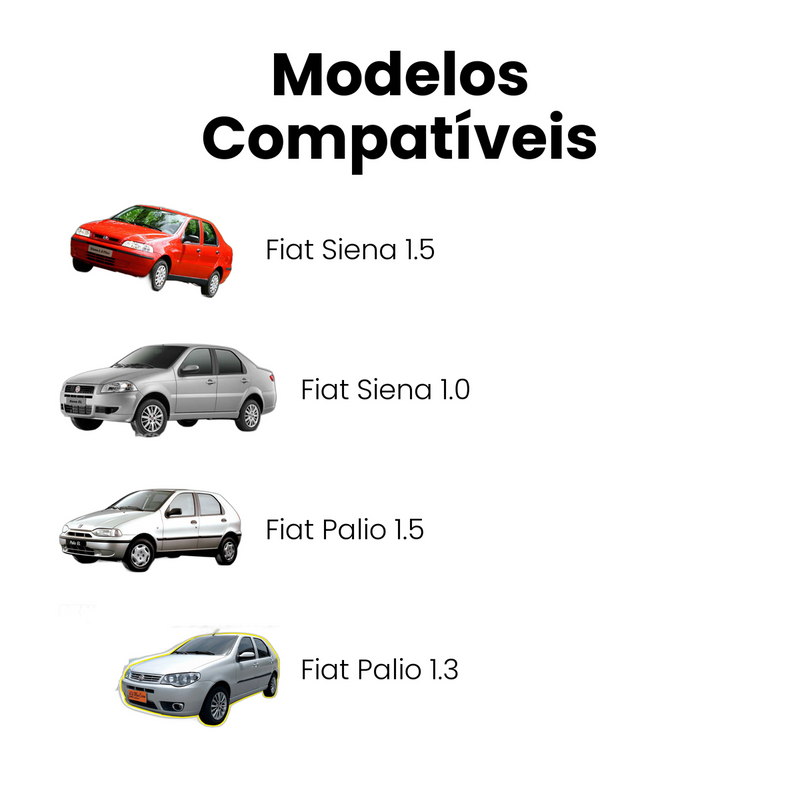 Kit Bucha Biela Fiat Strada 1.0 1.3 1.5 2004-2013 Palio Siena 1. - Imagem 4
