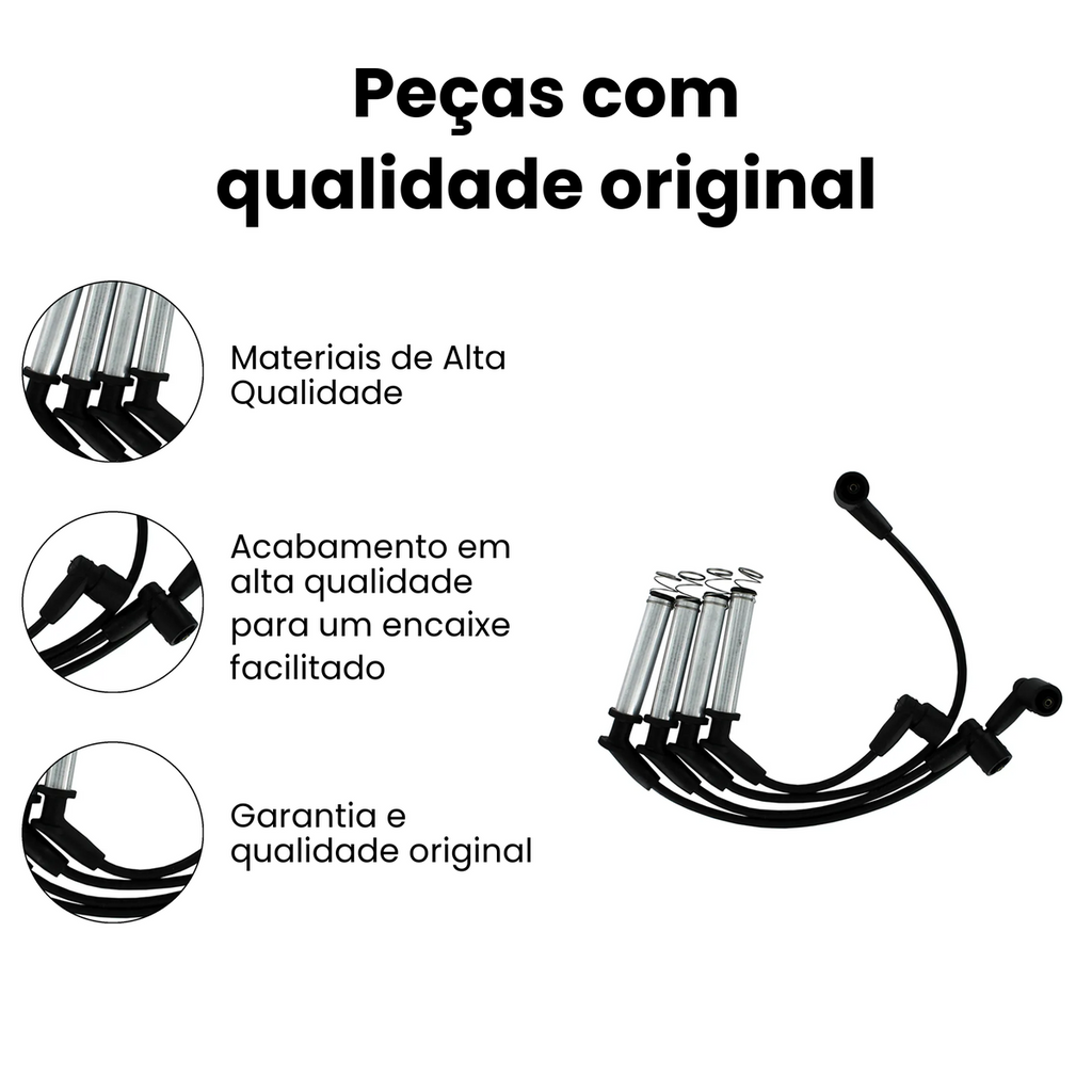Cabo Vela Ignição Chevrolet Agile 2003-2010 Blazer 2004-2014 - Imagem 3