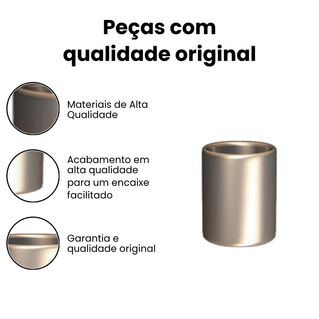 BUCHA ALTERNADOR DIANTEIRO DO MOTOR PARATI GOL - SC3025 - Imagem 3