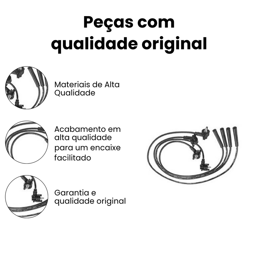 Cabo de Vela de Ignição Ford Fiesta Courier - Imagem 3