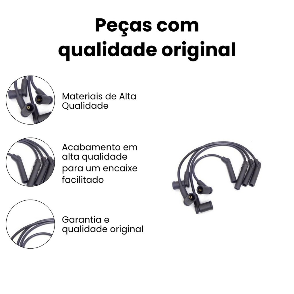 Cabo Vela Ignição Ford Zetec Rocam Ecosport Fiesta - Imagem 3