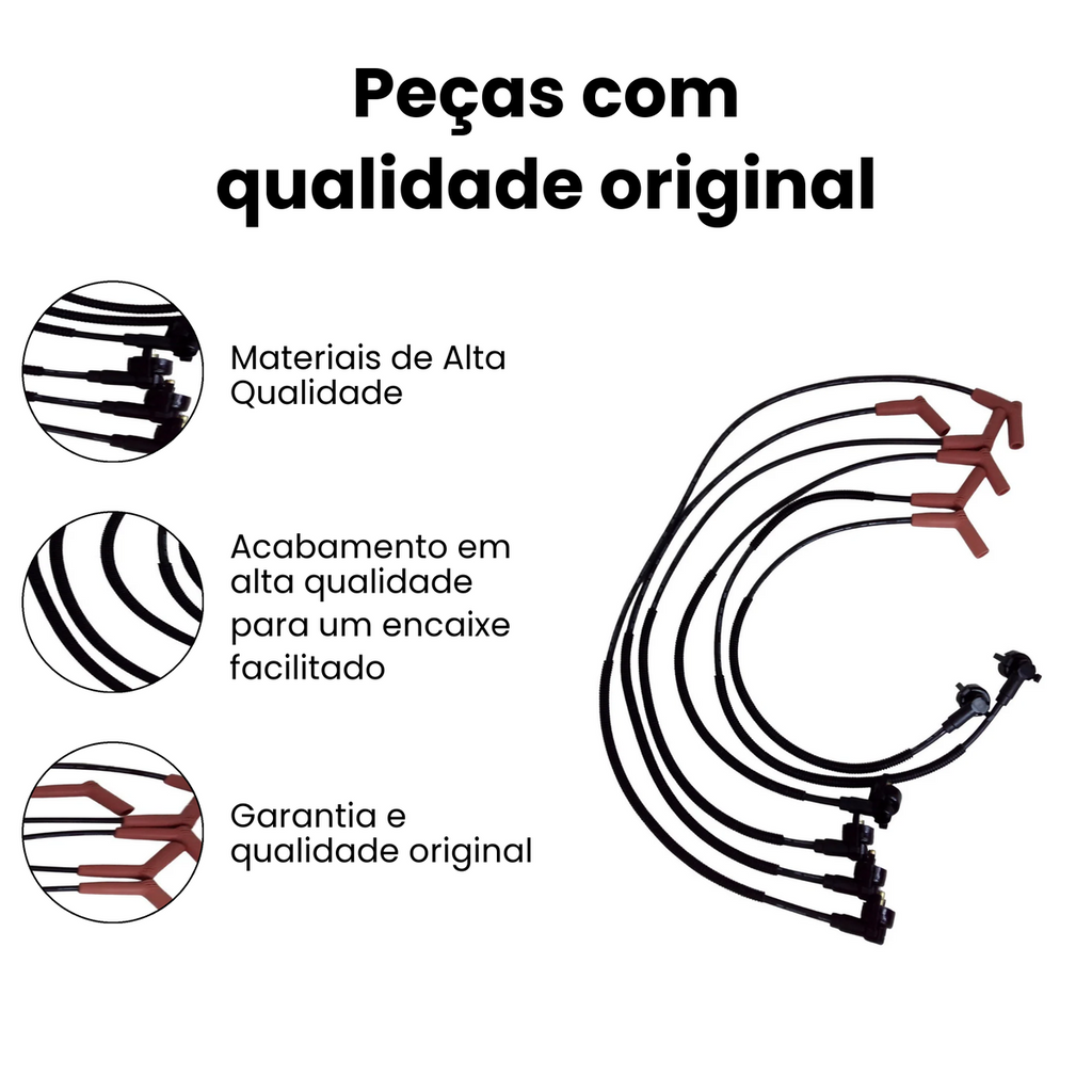 Cabo de Vela de Ignição Ford F250 4.2 V6 - Imagem 3