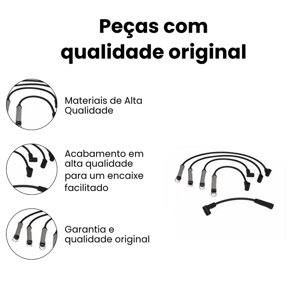 Cabo de Vela de Ignição Chevrolet Monza 1.8 2.0 EFI - Imagem 3
