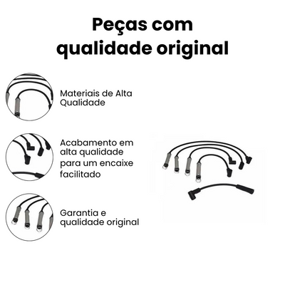 Cabo de Vela de Ignição Chevrolet Monza 1.8 2.0 EFI - Imagem 2