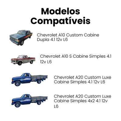 Cabo Vela Ignição Chevrolet Opala Caravan - Imagem 4