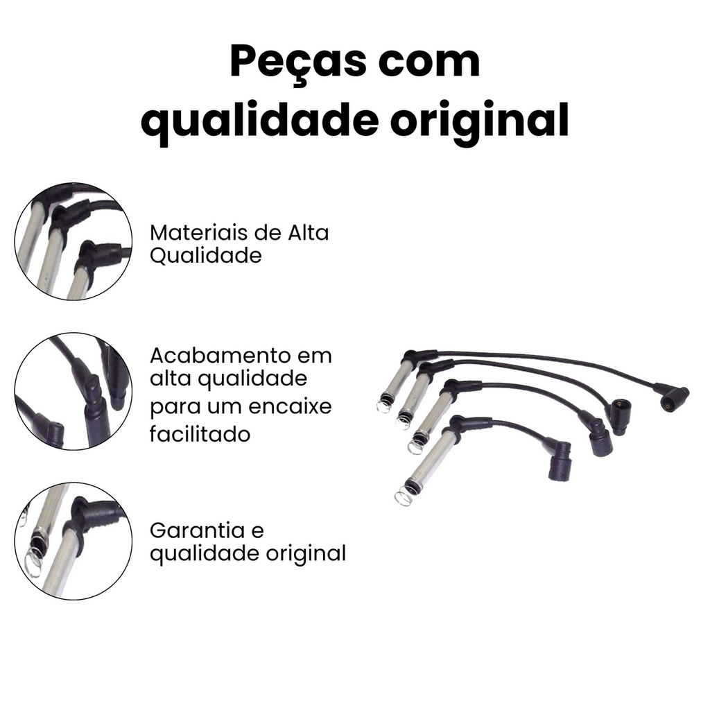 Cabo de Vela Ignição Chevrolet Fiat Corsa Prisma SC-G73 - Imagem 2