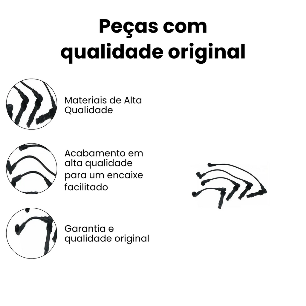 Cabo de Vela de Ignição Chevrolet Vectra Astra - Imagem 3