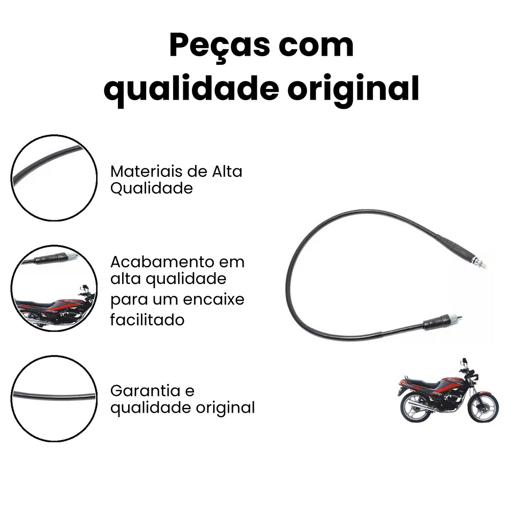 Cabo Velocímetro CBX 150/200 88/02 - Imagem 3